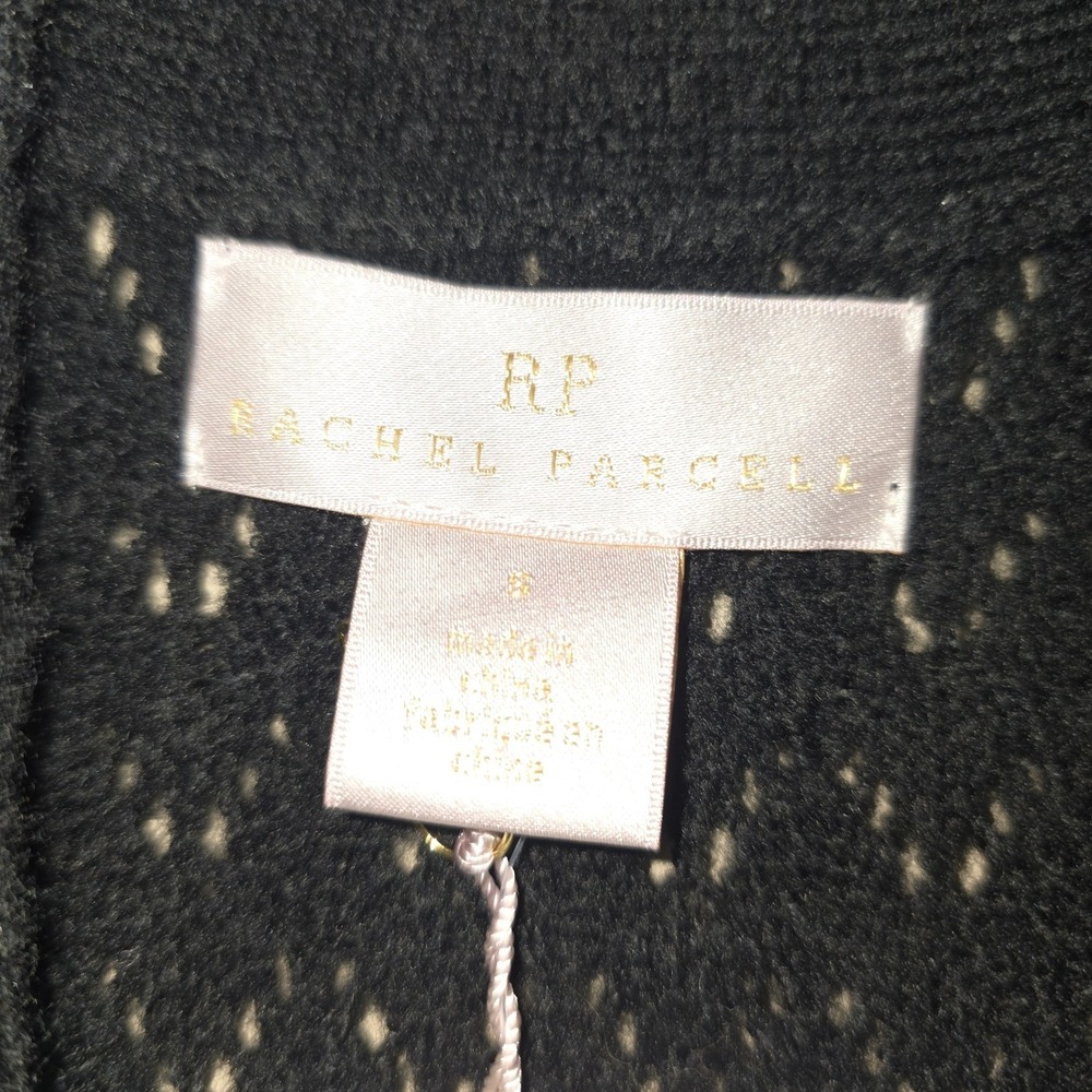 NWT Rachel Purcell Black Duster Sweater Size Small - Picture 5 of 6